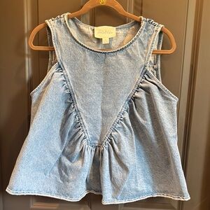 Anthropologie | Mare Mare Denim Sleeveless Top